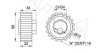 VOLVO 35475433 Tensioner Pulley, timing belt